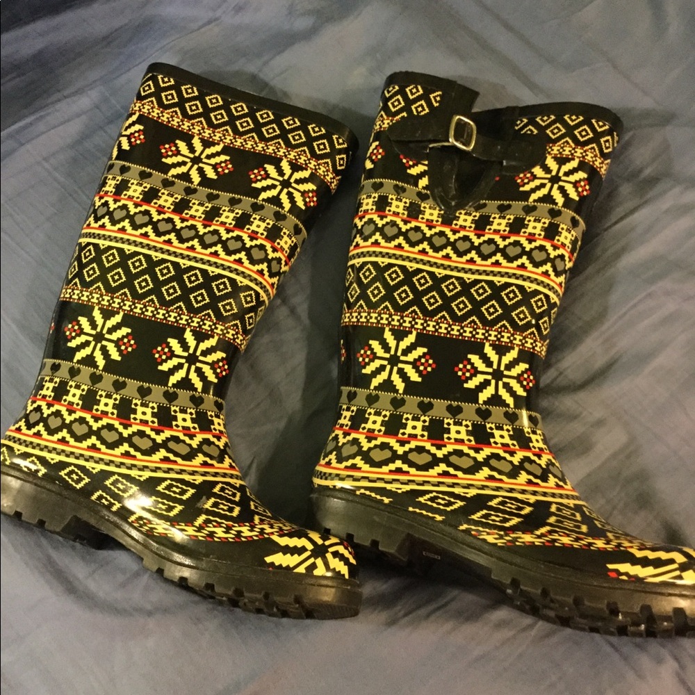 Ladies Tall/Adjustable Rain Boots